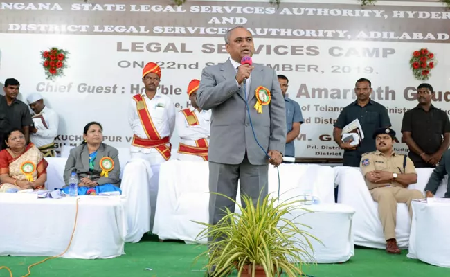 Judge Amarnath Speech In Adilabad - Sakshi