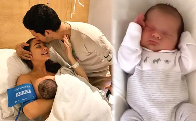 Amy Jackson Shares  her Newborn Son Picture - Sakshi