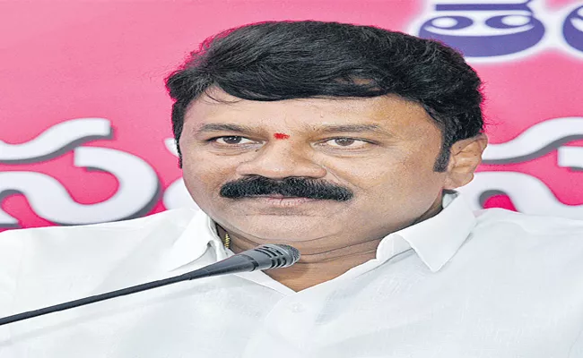 Talasani Srinivas Yadav On Sheep Distribution - Sakshi