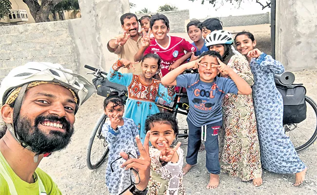 Software Engineer Bicycle Tour in 13 Countries - Sakshi