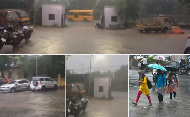 heavy rains in hyderabad - Sakshi