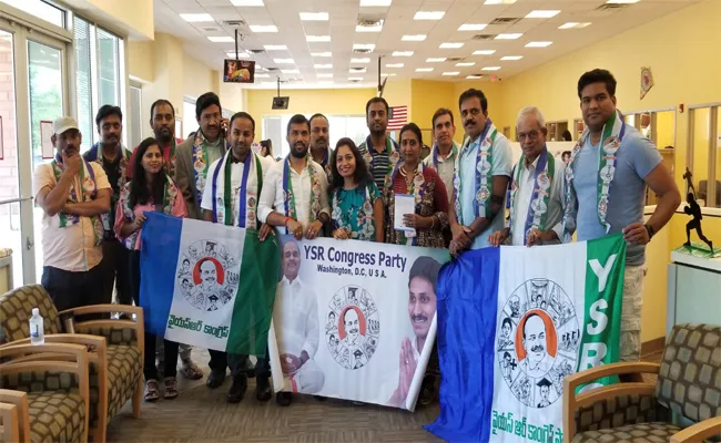 Death Anniversary Of YS Rajashekar Made By YSRCP NRI And Washington DC Metro NRI Wing In America - Sakshi