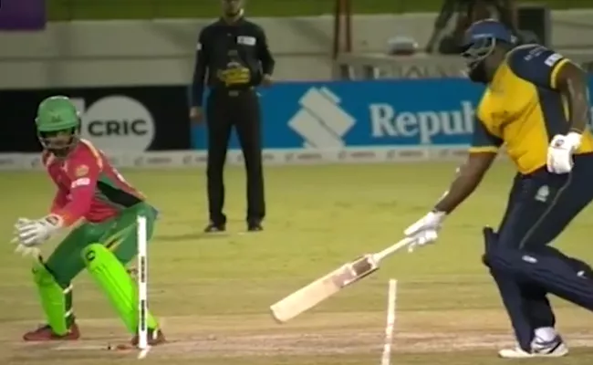 Cornwall Run Out Leaves CPL Commentators Gobsmacked - Sakshi