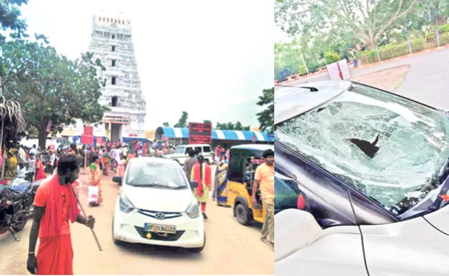 Robberies in Annavaram Temple East Godavari - Sakshi