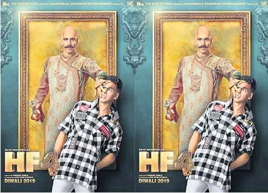 Akshay Kumar shares the first motion poster of Housefull 4 - Sakshi