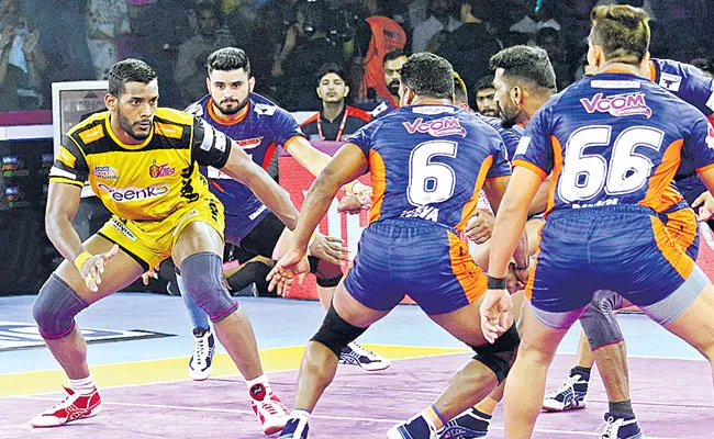 Telugu Titans Lost Their Tenth Title In The Pro Kabaddi League Season - Sakshi