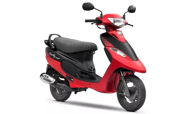 on 25 Years Of The Scooter TVS Scooty Pep Plus  Matte Edition Launched   - Sakshi