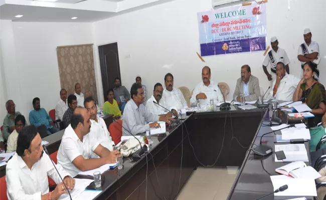 Krishna Collector Imtiaz Review Meeting With Officers - Sakshi