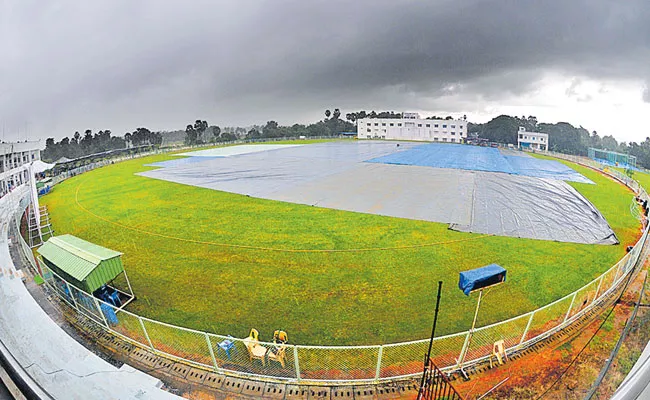 Board President XI vs South Africa Warm up Match Cancel - Sakshi