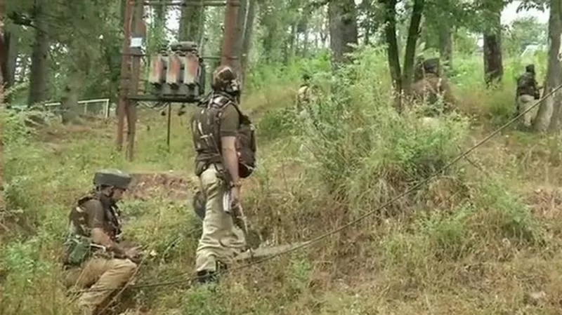 Security Forces Killed Three Terrorists In Jammu Kashmir - Sakshi