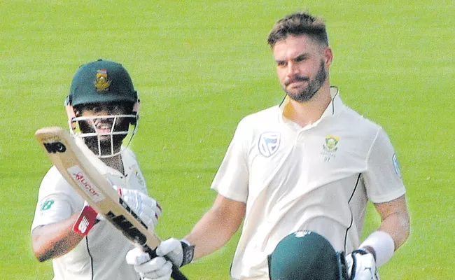 Markram ton And Bavuma fifty help South Africa reach 199/4 - Sakshi