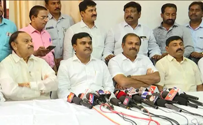 AP Deputy CM Amjad Basha And Chief Whip Srikanth Reddy Talks In Press Meet - Sakshi