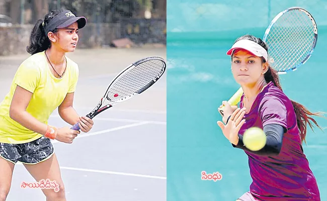 Sai Dedeepya And Sindhu Enters Quarters Of AITA Tourney - Sakshi