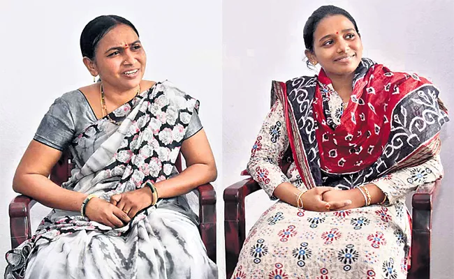 Mother And Daughter Get Government Jobs at a Time in Rajanna - Sakshi