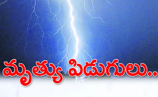 Thunderbolts are High in Adilabad District - Sakshi