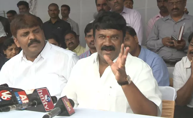 Minister Talasani Srinivas Yadav Fires On Opposition Leaders - Sakshi