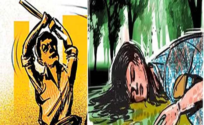 Woman Hacked To Death Over Land Disputes At Madgulapalli - Sakshi