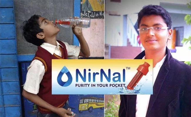 Mechanical engineer made Rs 30 Portable water filter - Sakshi