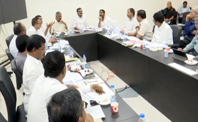 AP Ministers Review On Water Grid Project - Sakshi