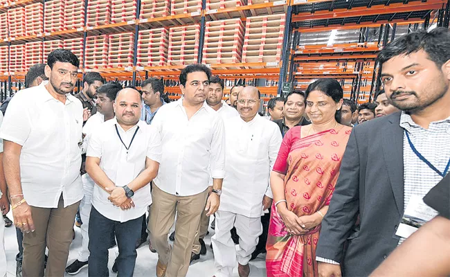 Opening Of Integrated Logistics Park By KTR At Mangalpally - Sakshi