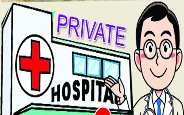 Medical Staff Of The Government Hospital Run Own Clinics In Nandyal - Sakshi