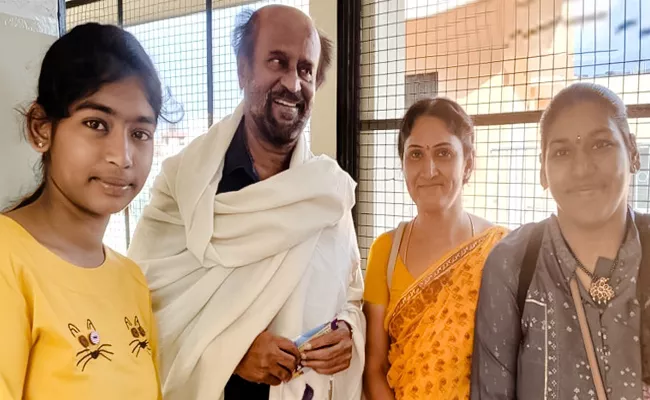 Rajinikanth in Rishikesh Near Himalayas - Sakshi