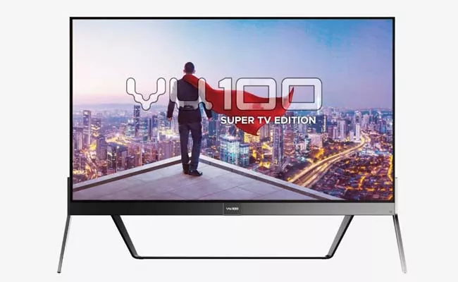 Vu 100 Super TV With 4K 100-Inch Panel, Windows 10 Support Launched  - Sakshi