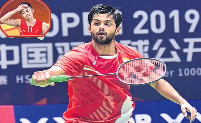 Sai Praneeth Enter In To Second Round At Denmark Open - Sakshi