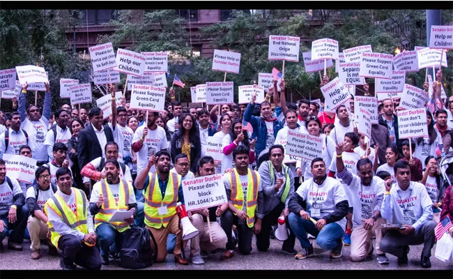 Illinois  Immigration forum organized ‘Walk for Equality’ In Illinois - Sakshi