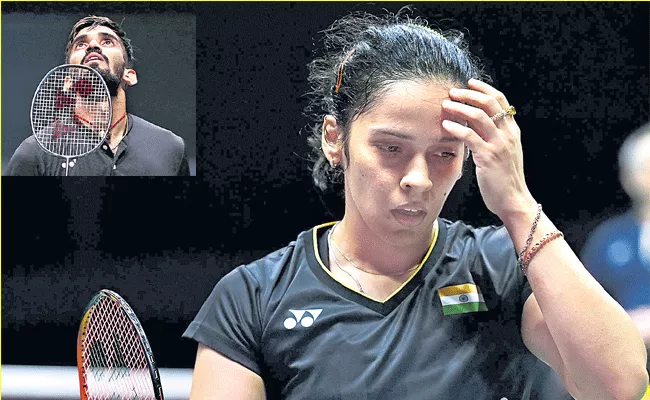 Saina Nehwal And Kidambi Srikanth Crash Out Of Denmark Open  - Sakshi