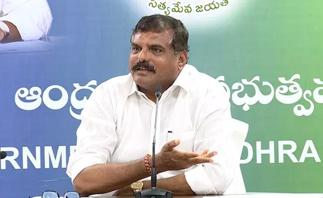 Botsa Satyanarayana Critics Chandrababu Over Action On Freedom Of Press - Sakshi