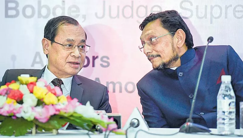 Chief Justice Ranjan Gogoi recommends Justice SA Bobde as next CJI - Sakshi