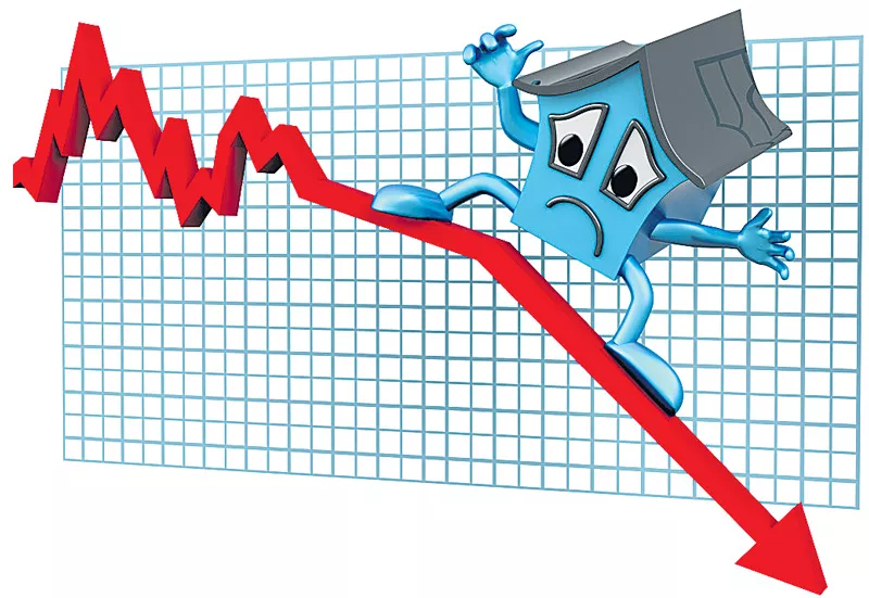 Housing sales down 25persant, new launch dips 45persants - Sakshi