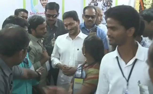 Village Secretariats: AP CM YS Jagan Inaugurate Gram Secretariat in East Godavari - Sakshi