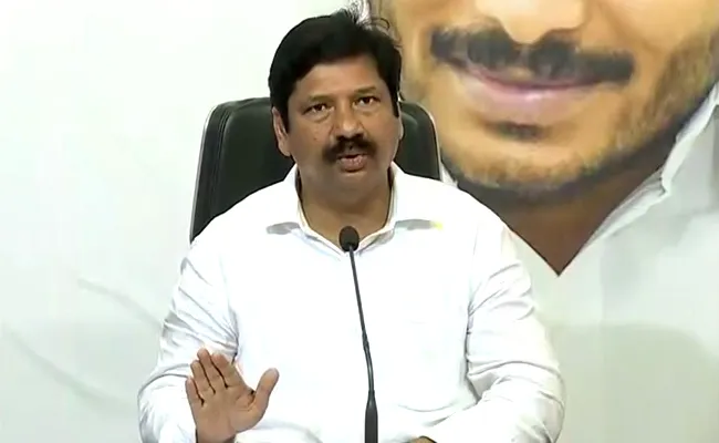 Jogi Ramesh Slams Chandrababu Over His Allegations On Govt - Sakshi