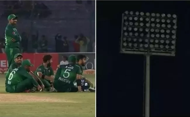 Pakistan Cricket Board Trolled For Floodlight Failure In Karachi Against Sri Lanka - Sakshi