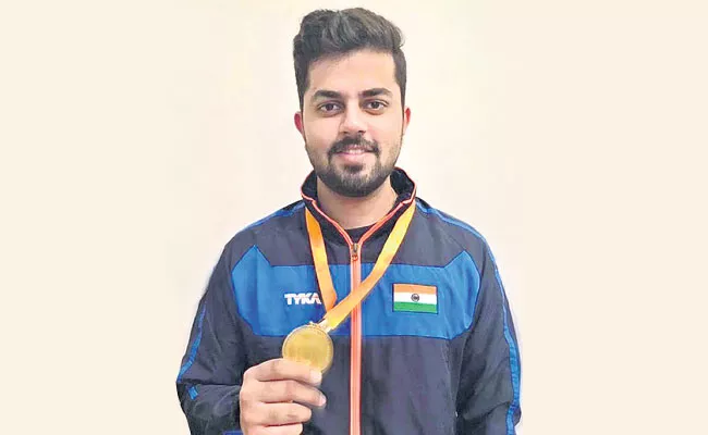 All India Shooting Tourney Agastya Eye On Gold - Sakshi