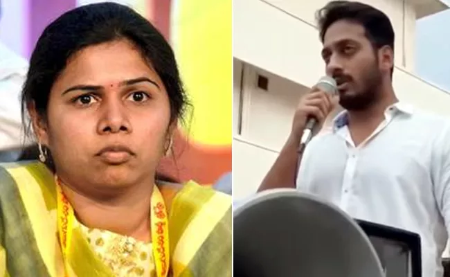 Bhuma Akhila Priya Husband Obstructing AP Police - Sakshi