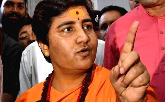 Bhopal MP Sadhvi Pragya Calls Mahatma Gandhi Son of the Nation - Sakshi