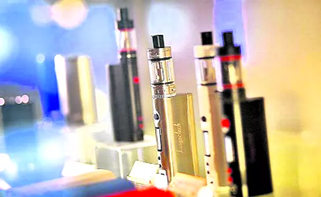 Students Using E-Cigarettes Along With Ganja In Vijayawada - Sakshi