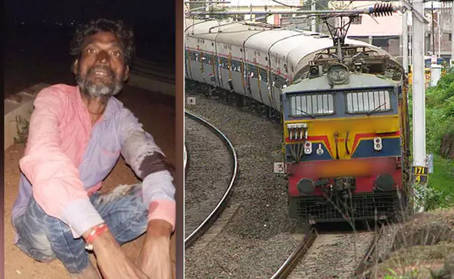 Three Trains Pass Over Madhya Pradesh Man - Sakshi