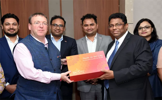  British Deputy High Commissioner Andrew Fleming Visits Sricity - Sakshi