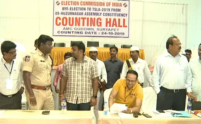 All Arrangements Complete For Counting Of Huzurnagar Bye Elections - Sakshi