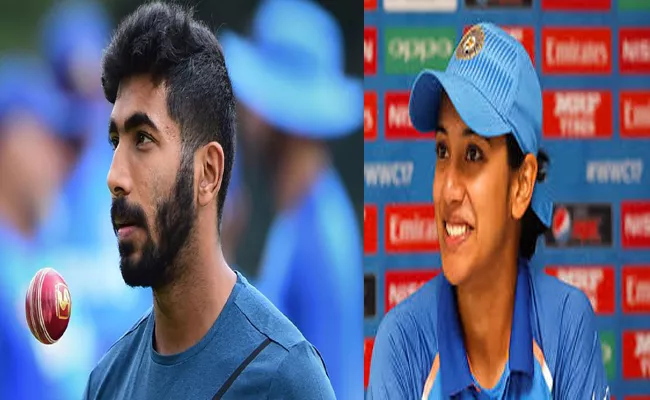 Jasprit Bumrah And Smriti Mandhana Win Wisden India Almanack Cricketer Of The Year Award - Sakshi