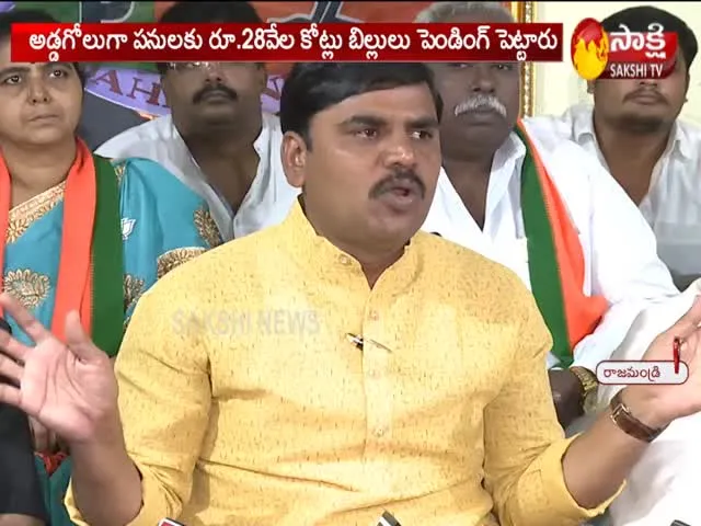 BJP Leader Vishnuvardhan Reddy Fire On Chandrababu Naidu - Sakshi