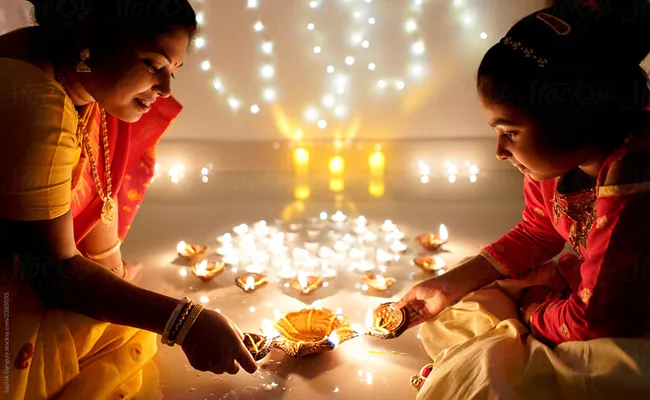 How Is Diwali Is Celebrated In All Over India - Sakshi