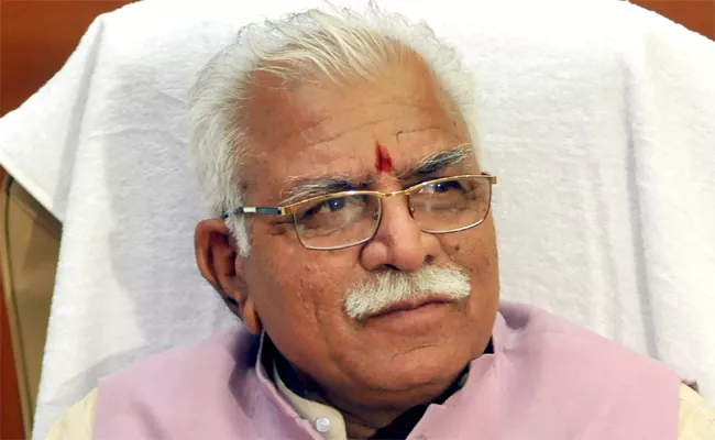 Again Manohar Lal Khattar to take oath as Haryana CM - Sakshi