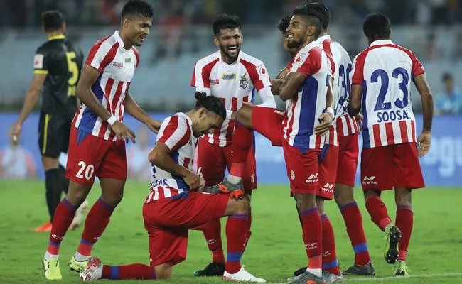 ISL 2020 ATK Registered Mighty Victory Over Hyderabad FC - Sakshi