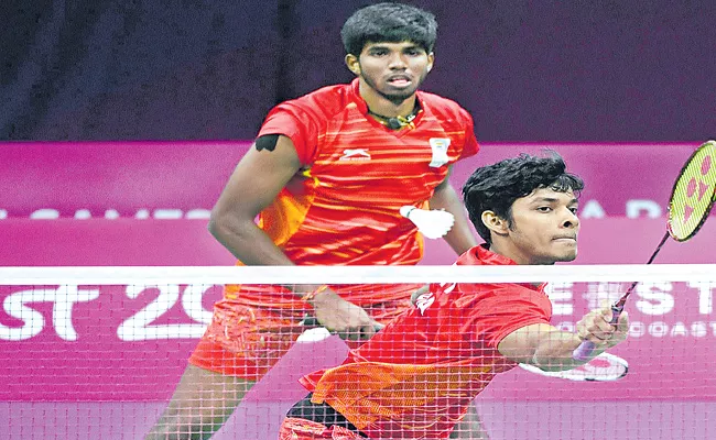 Sathwik And Chirag Entered To Doubles Finals Of BWF French Open - Sakshi