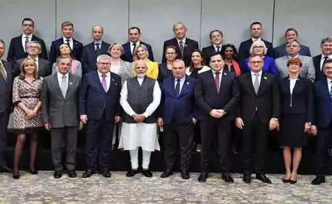 European parliamentary panel going to visit Kashmir on October 29 - Sakshi